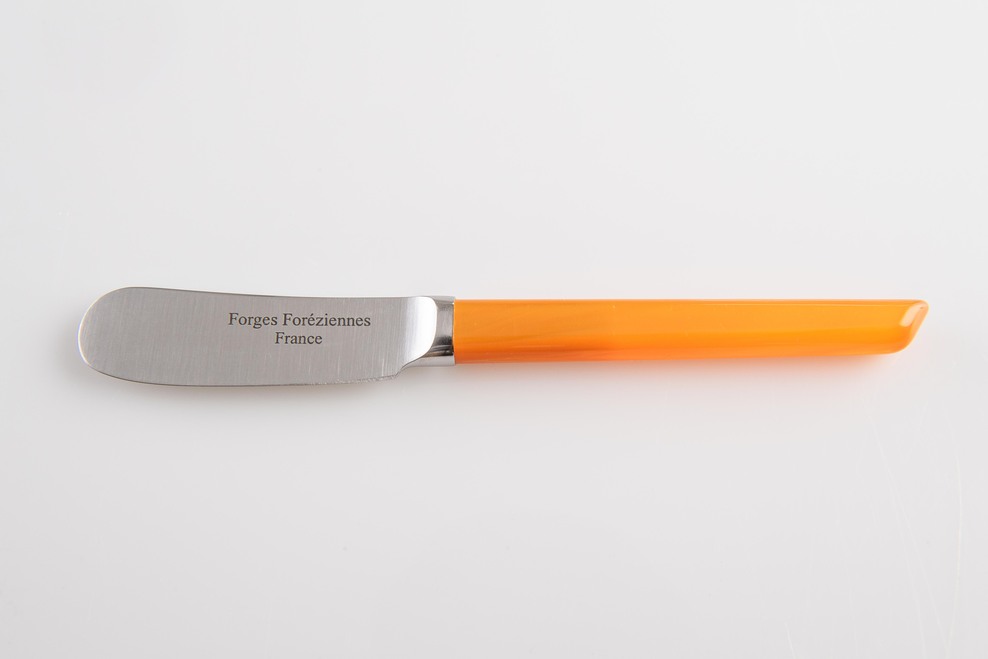 Tartineur Droit Lame Forgée Couleur ORANGE VIF FFO00000693 by FORGES FOREZIENNES
