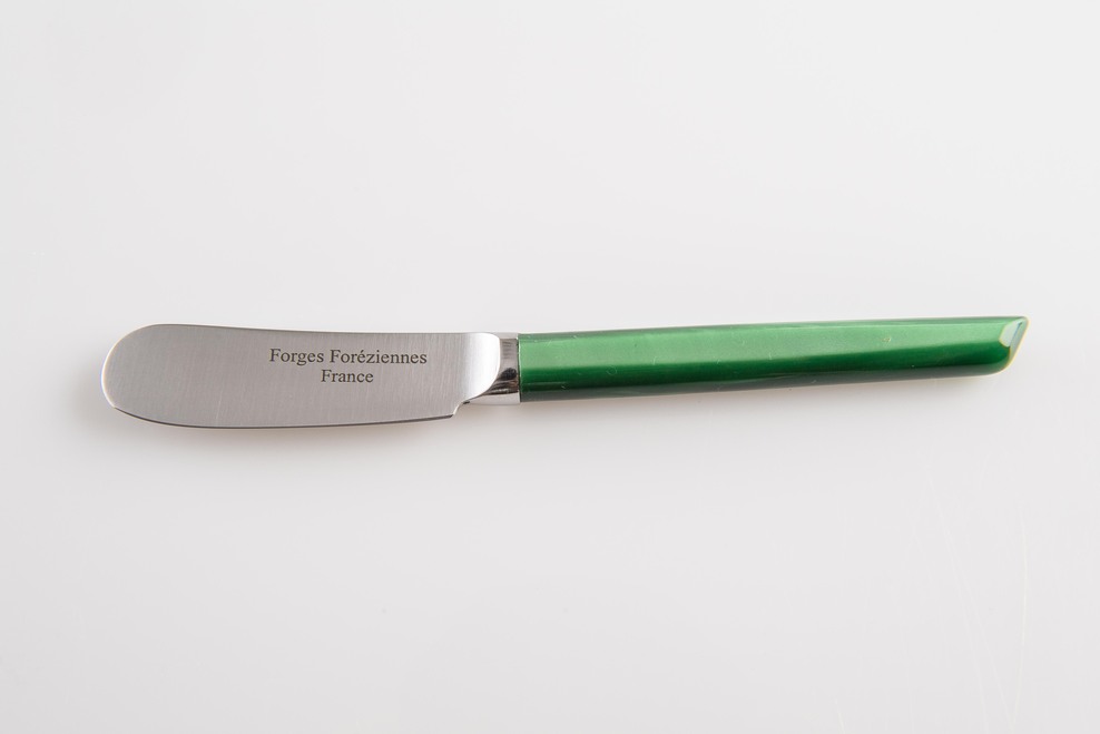 Tartineur Droit Lame Forgée Couleur VERT FFO00000698 by FORGES FOREZIENNES